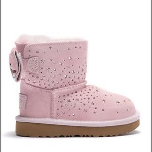 UGG AUTHENTIC pink booties mini bootie kid size 4